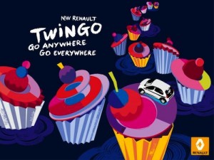 RENAULT CUPCAKES PRINT AD