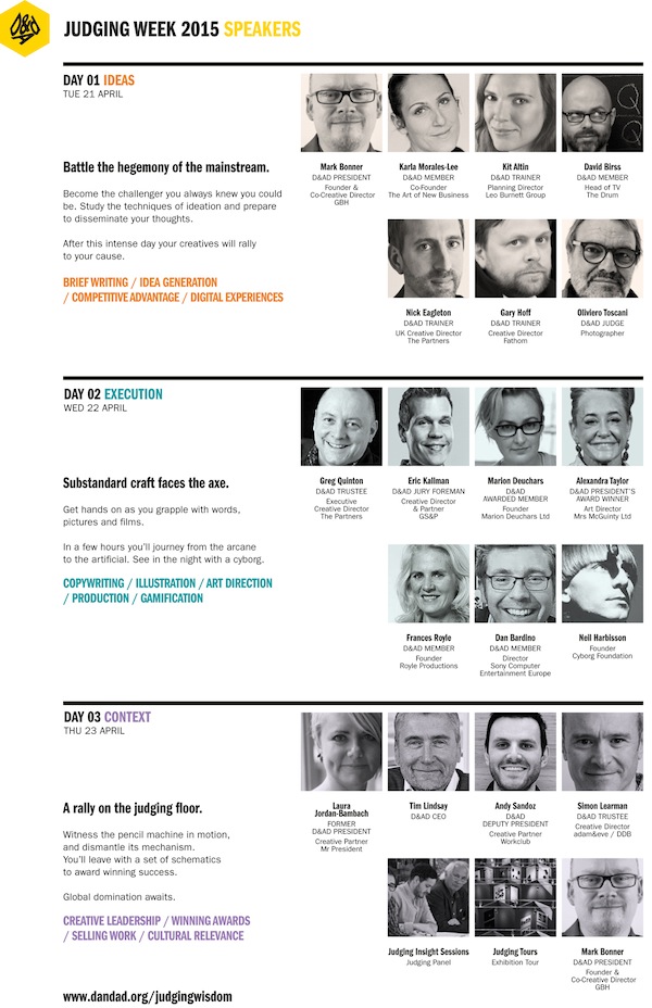 Judging Week Wisdom Programme