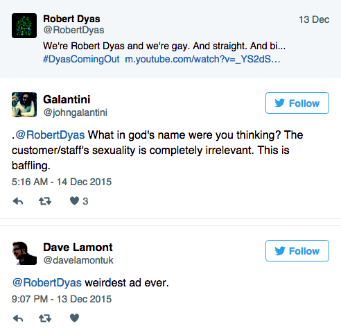 Robert Dyas gay straight ad 4