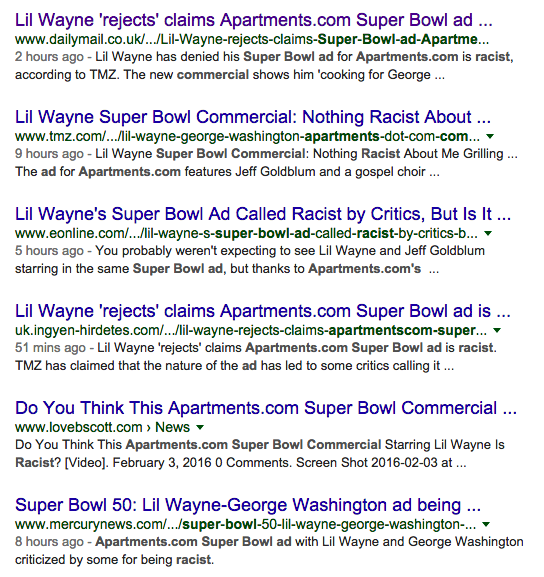 apartments.com super bowl 50 ad