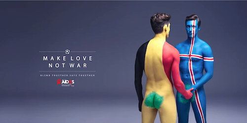 Paris AIDES make love not war