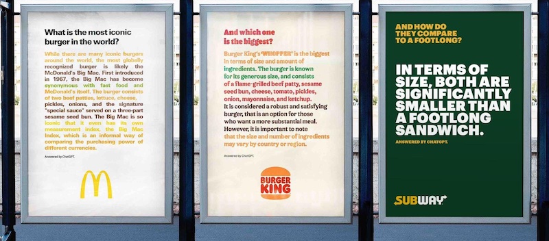 Saatchi & Saatchi: Subway joins in the McDonald's-Burger King